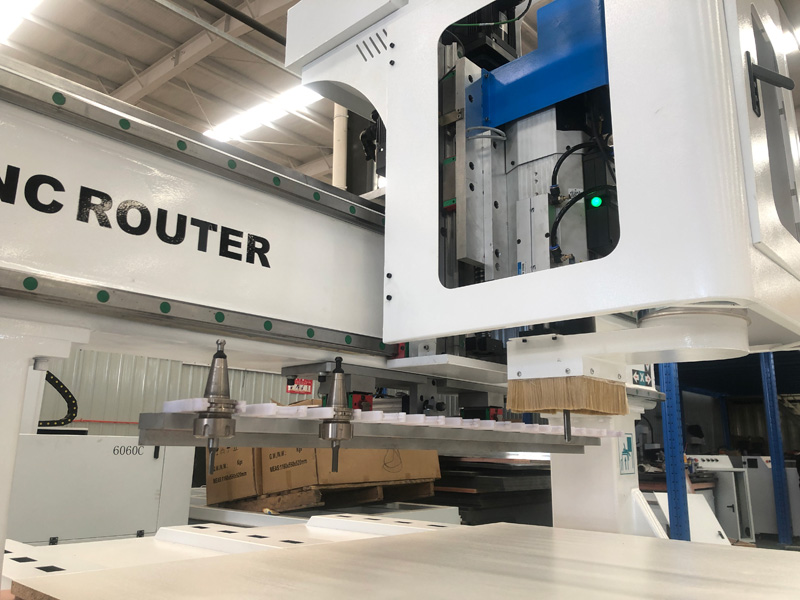 Linear Automatic Tool Changer for 5x10 CNC Router