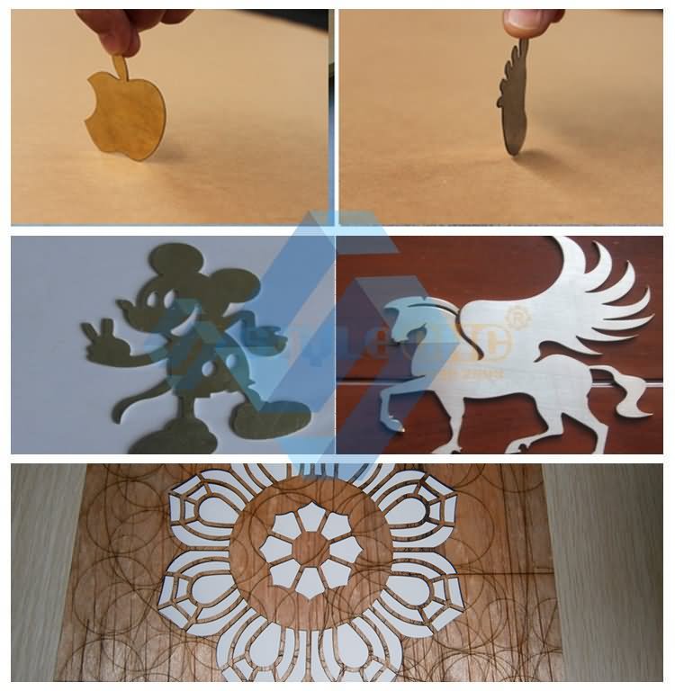 Mixed laser cutting wood & metal projects