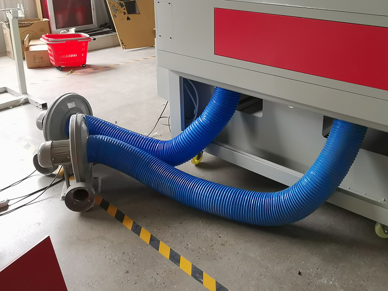 exhaust fan for fabric laser cutter