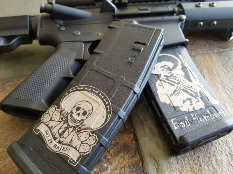 Laser Stippling PMAG with Polymer