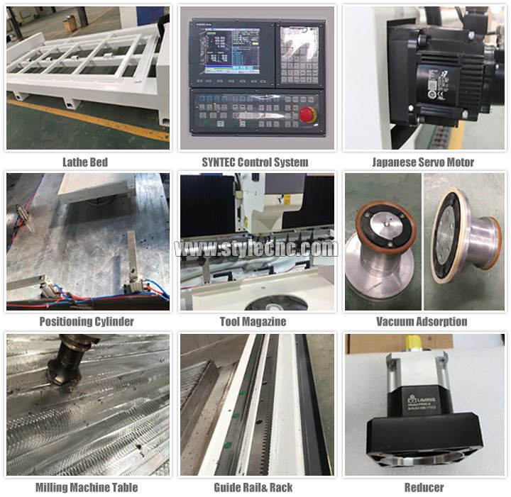 Spare parts of CNC stone cutting and polishing machine for quartz, granite, marble